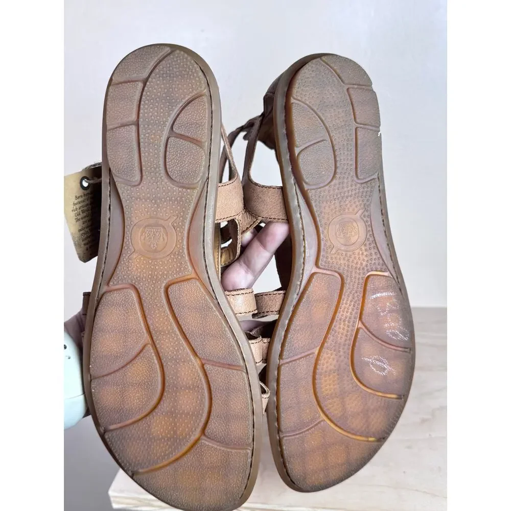 Born Women's Tan Strappy Gladiator Sandals